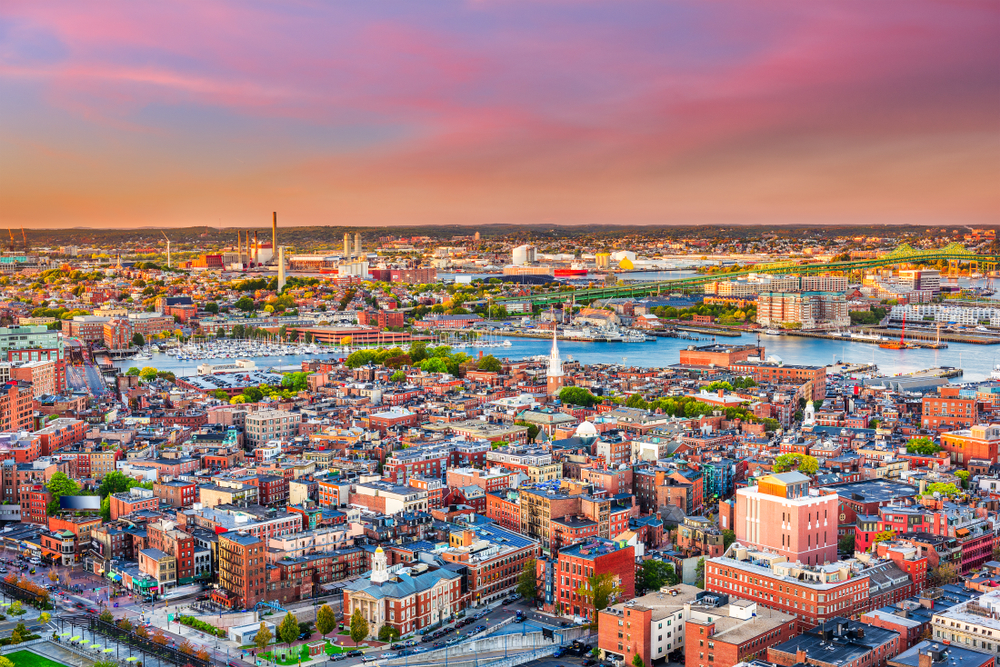 Boston,,Massachusetts,,Usa,Cityscape,Over,North,End.